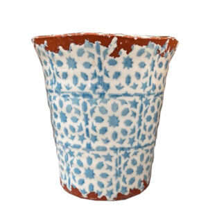 Mediterranean Tile Orchid Pot