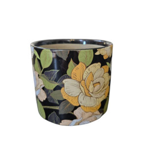 Floral Textured Orchid Pot