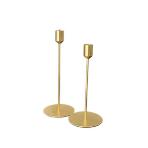 Gold Candle Stick Set