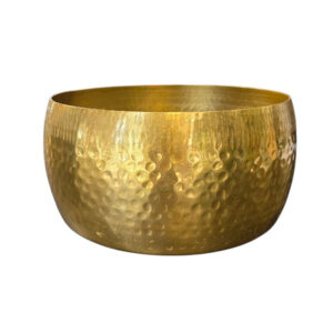Gold Hammered Pot