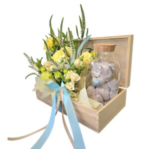 Baby boy Flower Chest Box