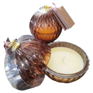 Warm Sandalwood – Glass Ball Candle
