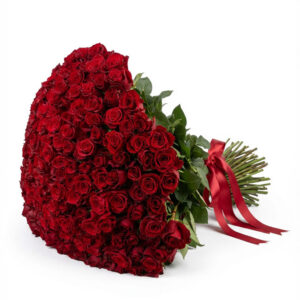 101 Valentine’s Red Roses Bouquet