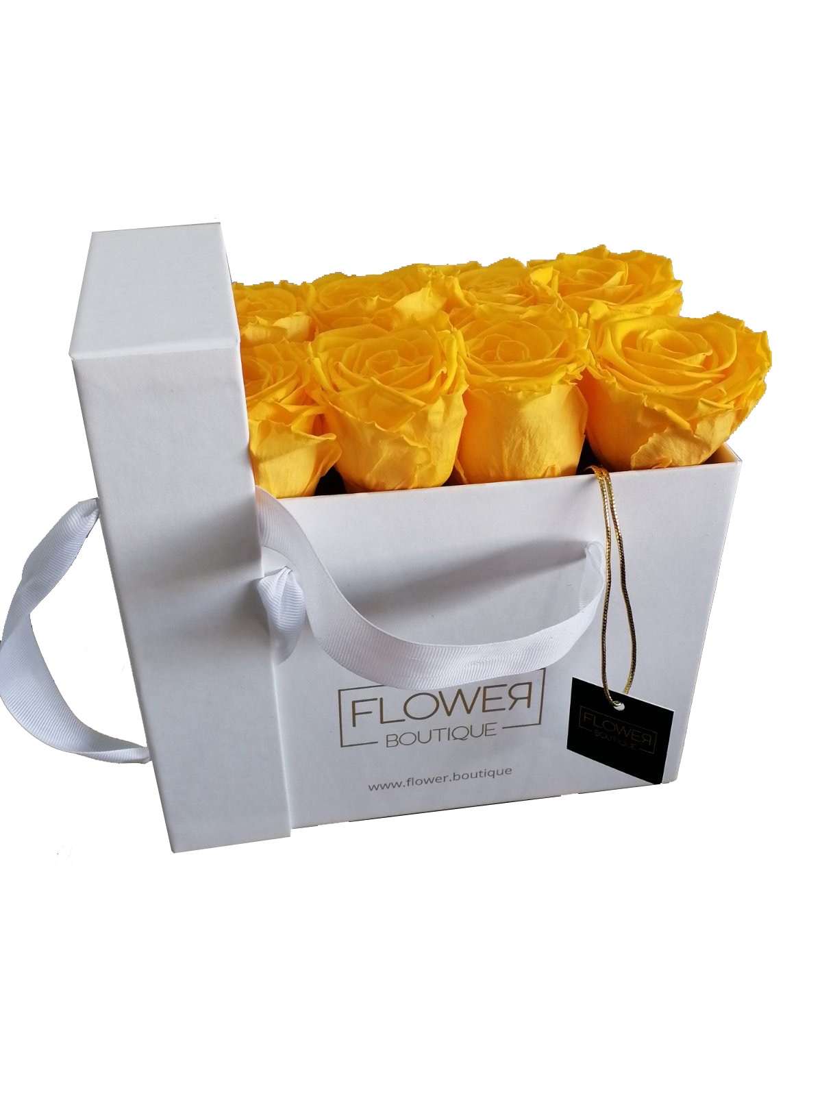 Preserved Long Lasting Yellow Roses