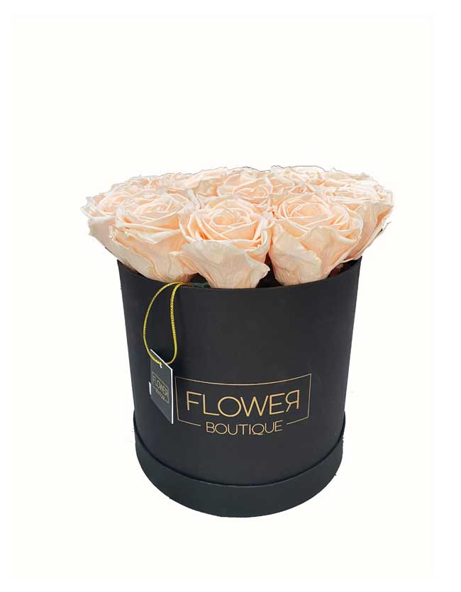 Box of Forever Pearl Roses