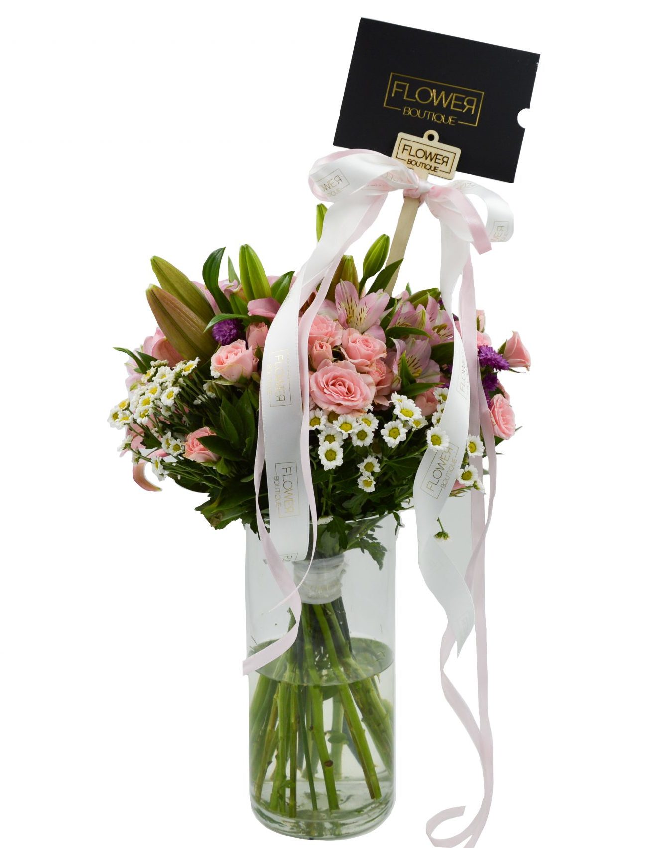 Florist choice in a vase – 35 eurso (vase not incl)