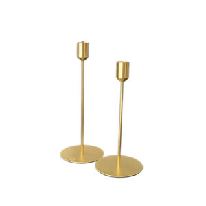 Gold Candle Stick Set