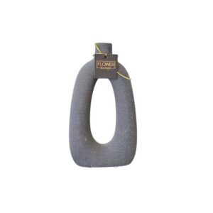 Grey Stem Vase for contemporary interiors