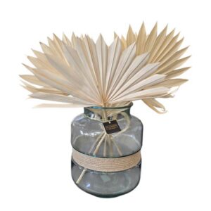 Leaf Statement - 40cm Modern Vase Arrangement With Dried Leaves