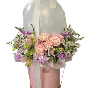 flower balloon for baby girl newborn celebration