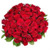 51 red roses bouquet
