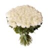51 White Roses Bouquet