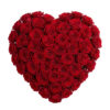 49 premium red roses on a foam vase